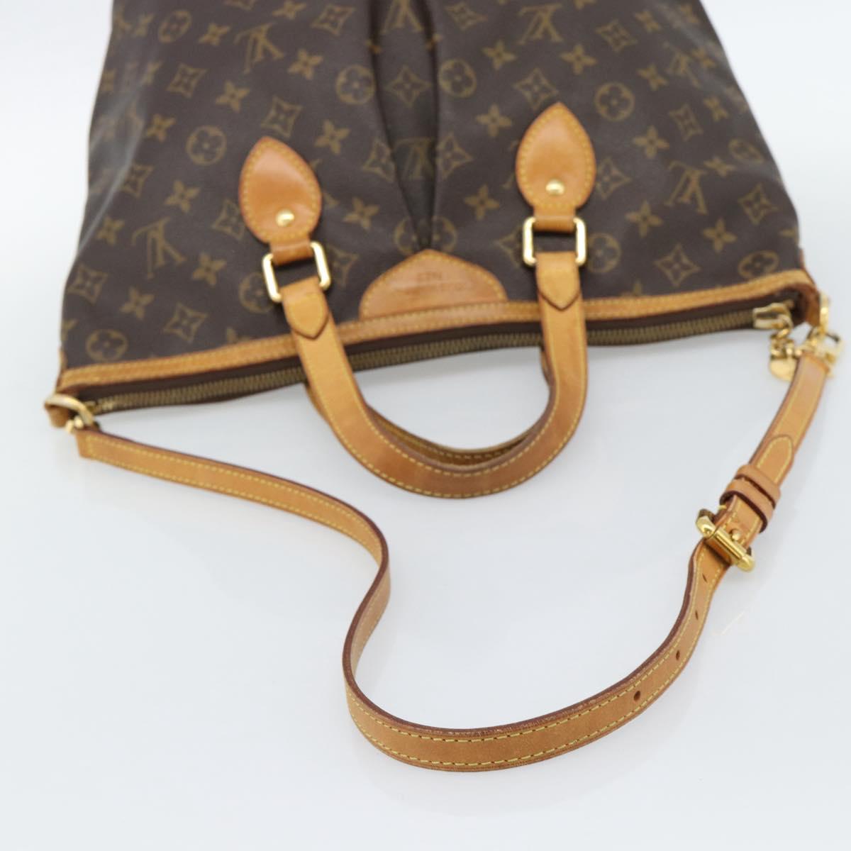 LOUIS VUITTON Monogram Palermo PM Tote Bag M40145 LV Auth BA13472