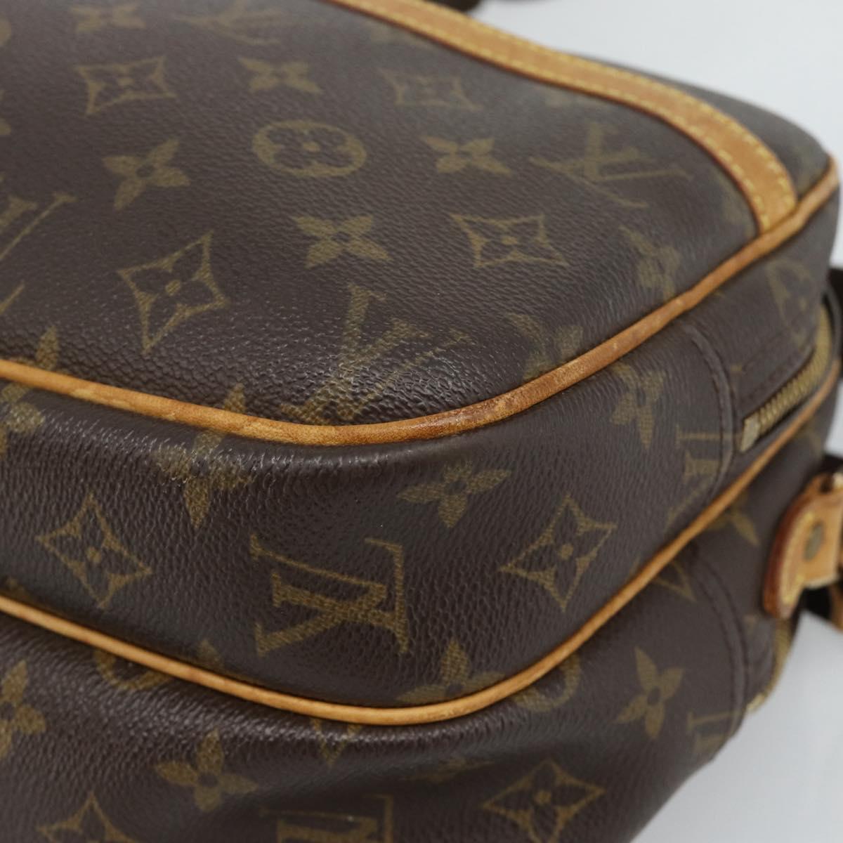 LOUIS VUITTON Monogram Reporter PM Shoulder Bag M45254 LV Auth BA13482