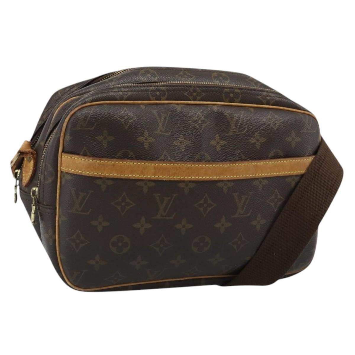 LOUIS VUITTON Monogram Reporter PM Shoulder Bag M45254 LV Auth BA13482