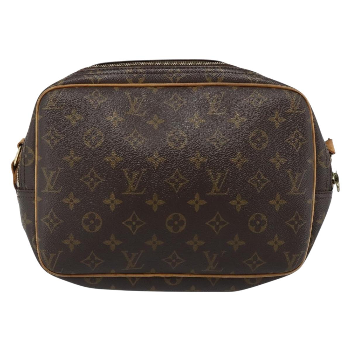 LOUIS VUITTON Monogram Reporter PM Shoulder Bag M45254 LV Auth BA13482