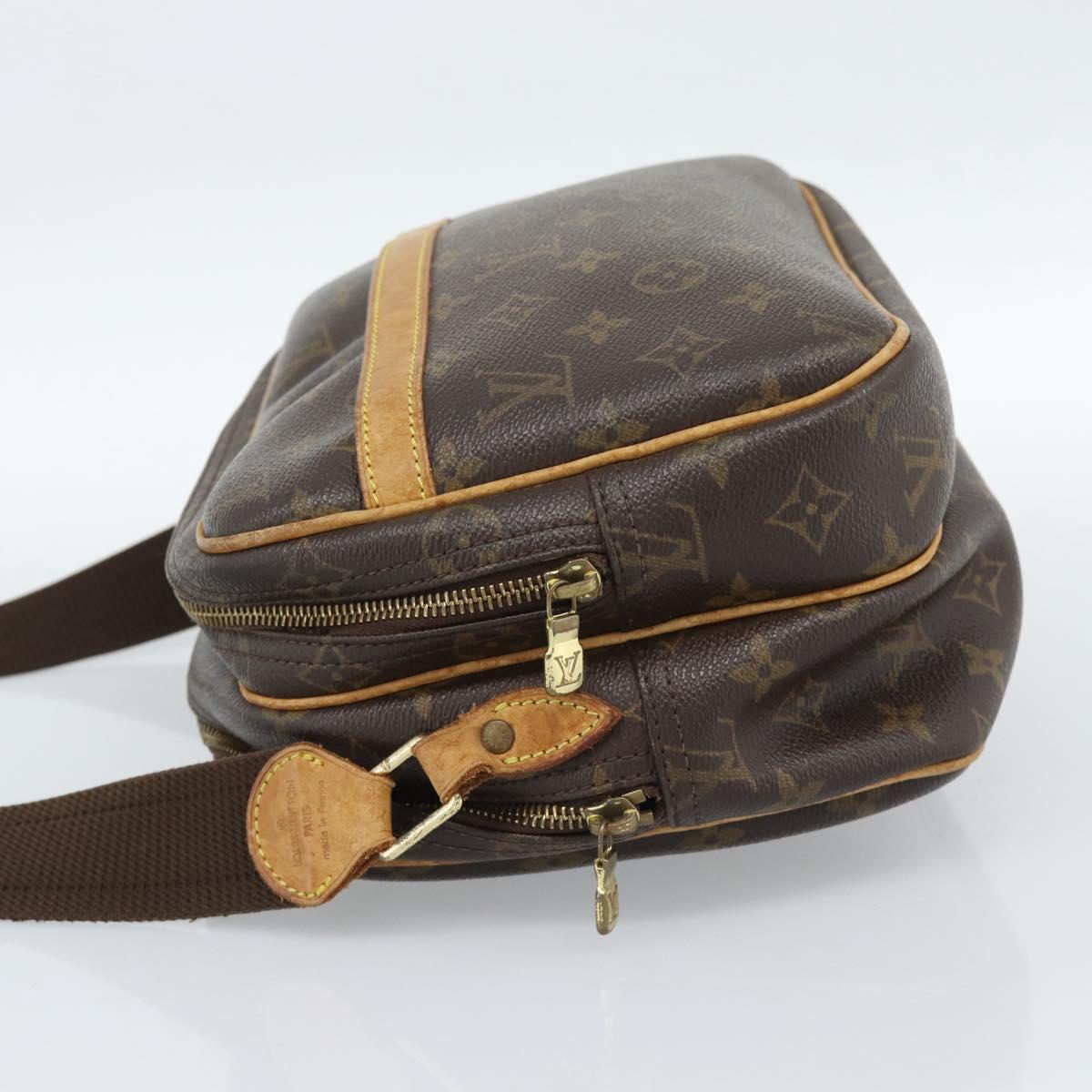 LOUIS VUITTON Monogram Reporter PM Shoulder Bag M45254 LV Auth BA13482