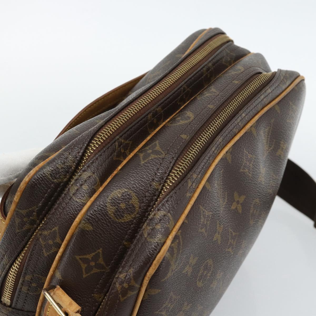 LOUIS VUITTON Monogram Reporter PM Shoulder Bag M45254 LV Auth BA13482