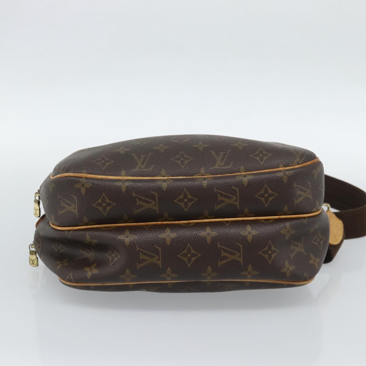 LOUIS VUITTON Monogram Reporter PM Shoulder Bag M45254 LV Auth BA13482