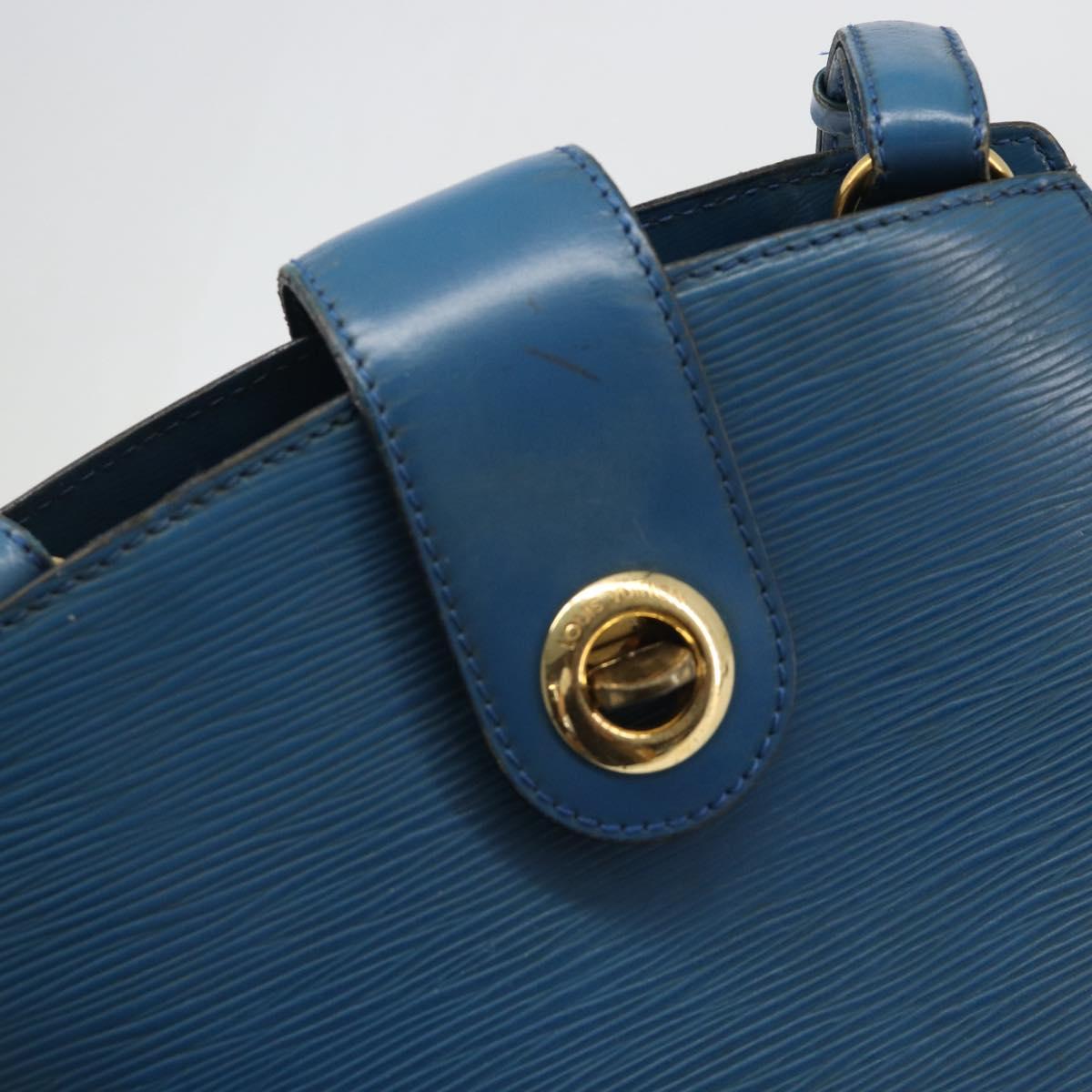 LOUIS VUITTON Epi Cluny Shoulder Bag Blue M52255 LV Auth BA13485