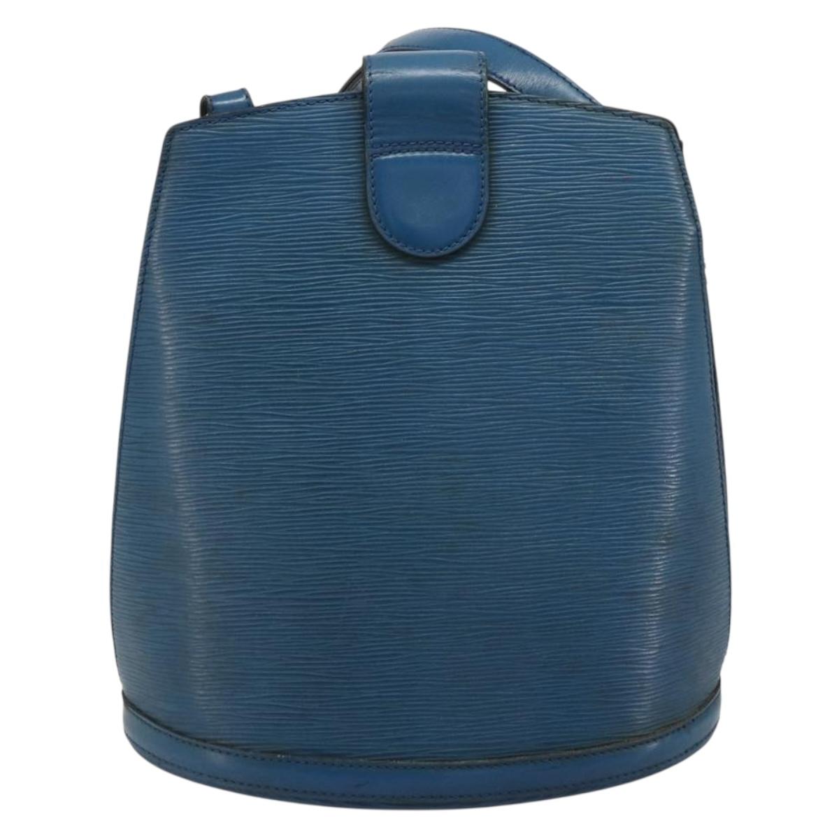 LOUIS VUITTON Epi Cluny Shoulder Bag Blue M52255 LV Auth BA13485