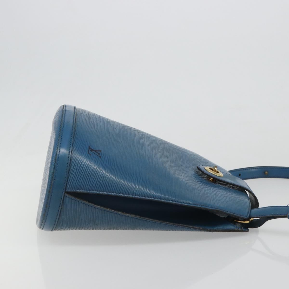 LOUIS VUITTON Epi Cluny Shoulder Bag Blue M52255 LV Auth BA13485