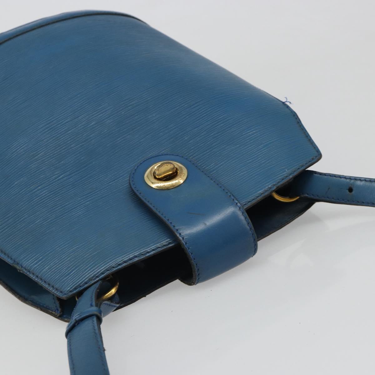 LOUIS VUITTON Epi Cluny Shoulder Bag Blue M52255 LV Auth BA13485