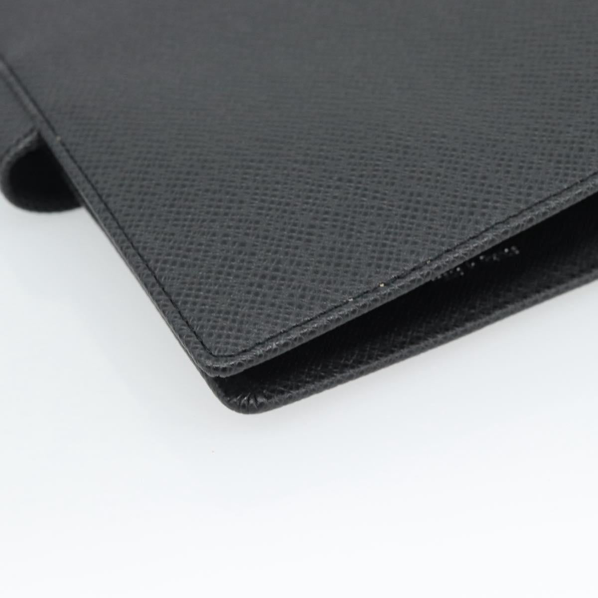 LOUIS VUITTON Taiga Leather Agenda MM Day Planner Cover Ardoise Auth BA13490