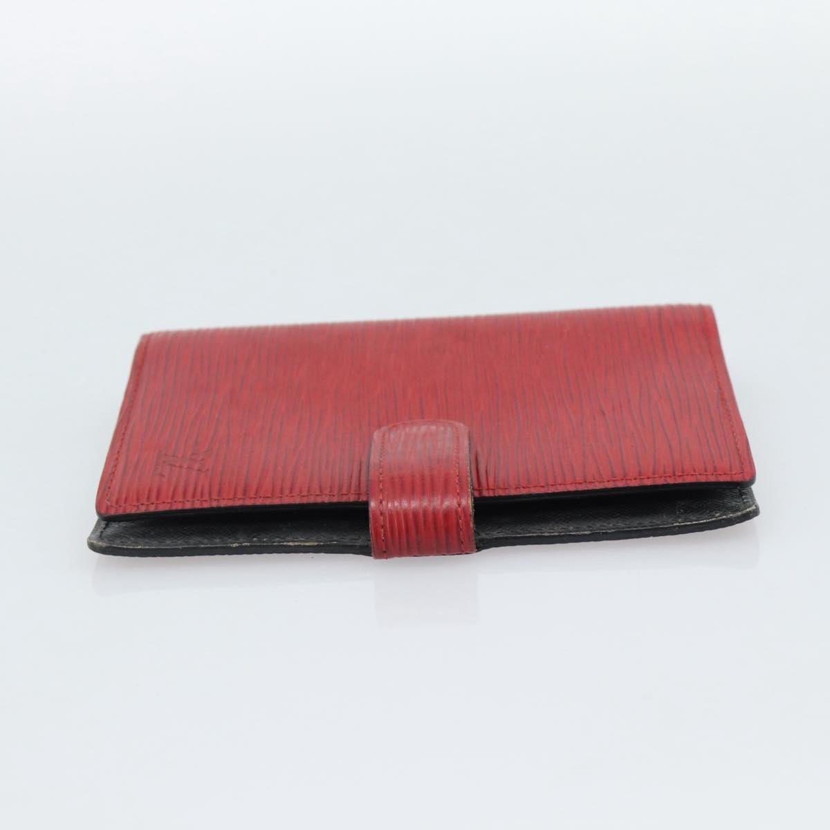 LOUIS VUITTON Epi Agenda PM Day Planner Cover Red R20057 LV Auth BA13493