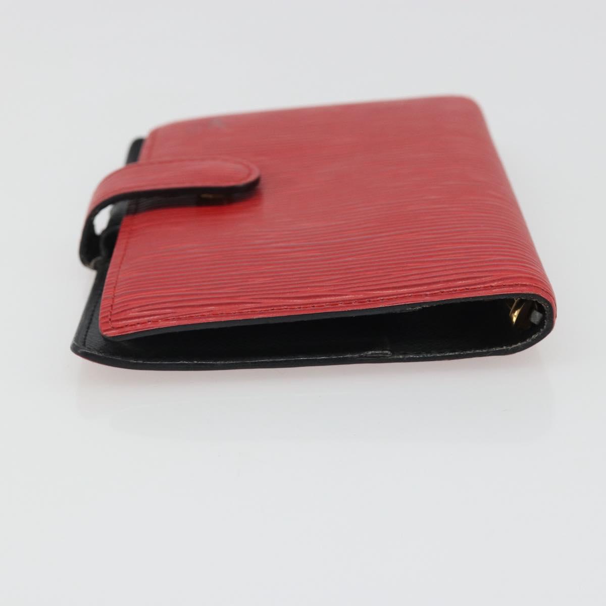 LOUIS VUITTON Epi Agenda PM Day Planner Cover Red R20057 LV Auth BA13494