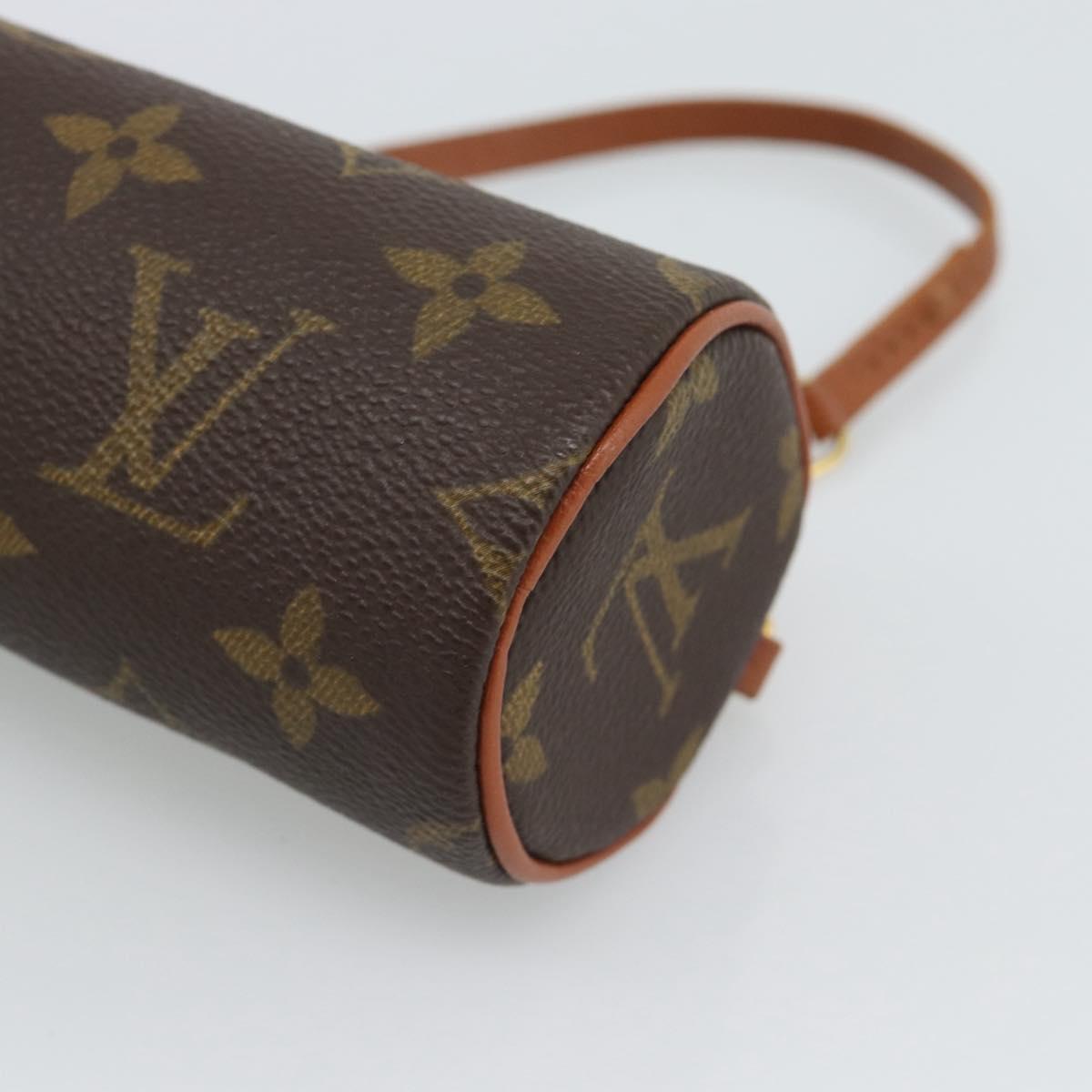 LOUIS VUITTON Monogram Papillon Pouch LV Auth BA13496