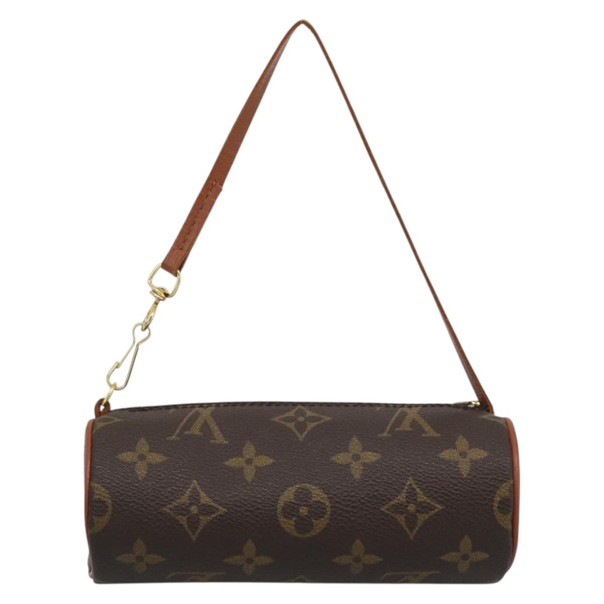 LOUIS VUITTON Monogram Papillon Pouch LV Auth BA13496