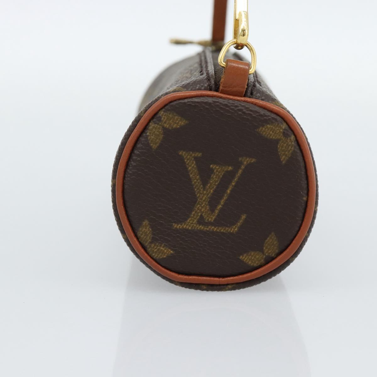 LOUIS VUITTON Monogram Papillon Pouch LV Auth BA13496