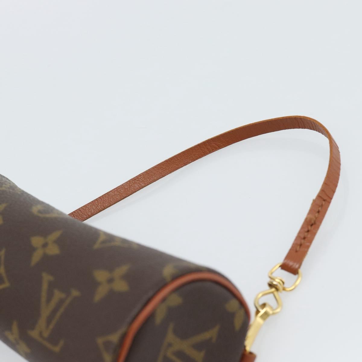 LOUIS VUITTON Monogram Papillon Pouch LV Auth BA13496