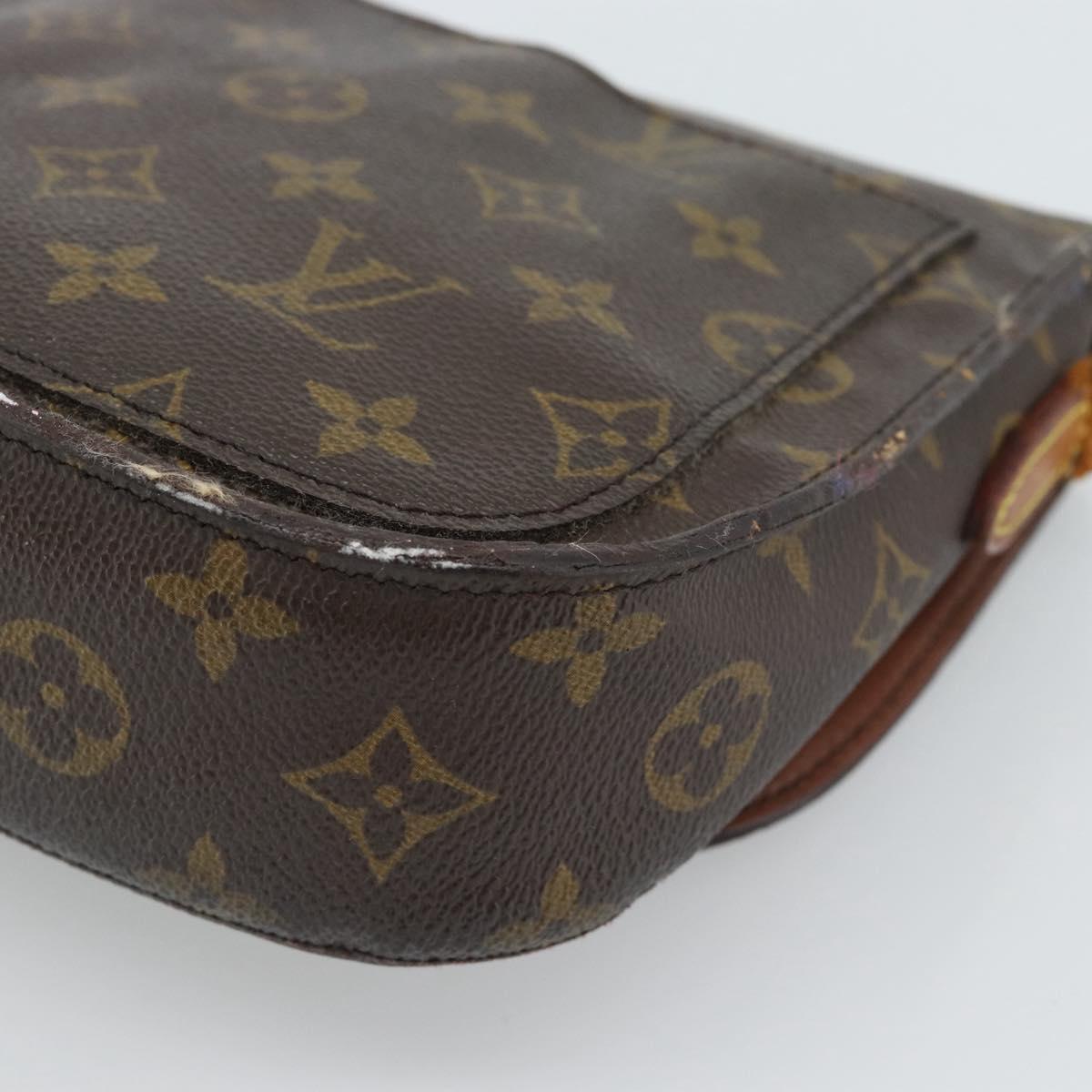 LOUIS VUITTON Monogram Saint Cloud MM Shoulder Bag M51243 LV Auth BA13500