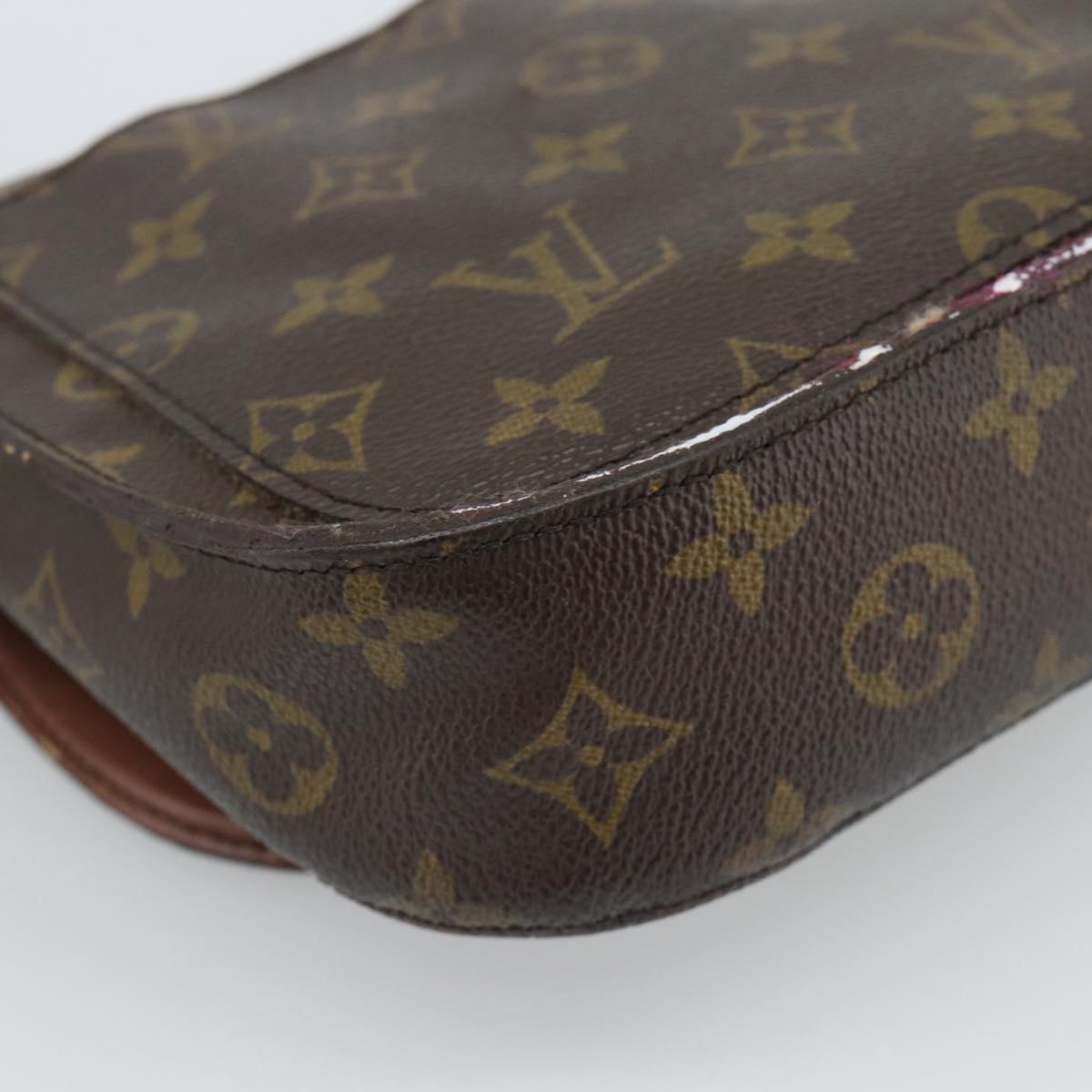 LOUIS VUITTON Monogram Saint Cloud MM Shoulder Bag M51243 LV Auth BA13500