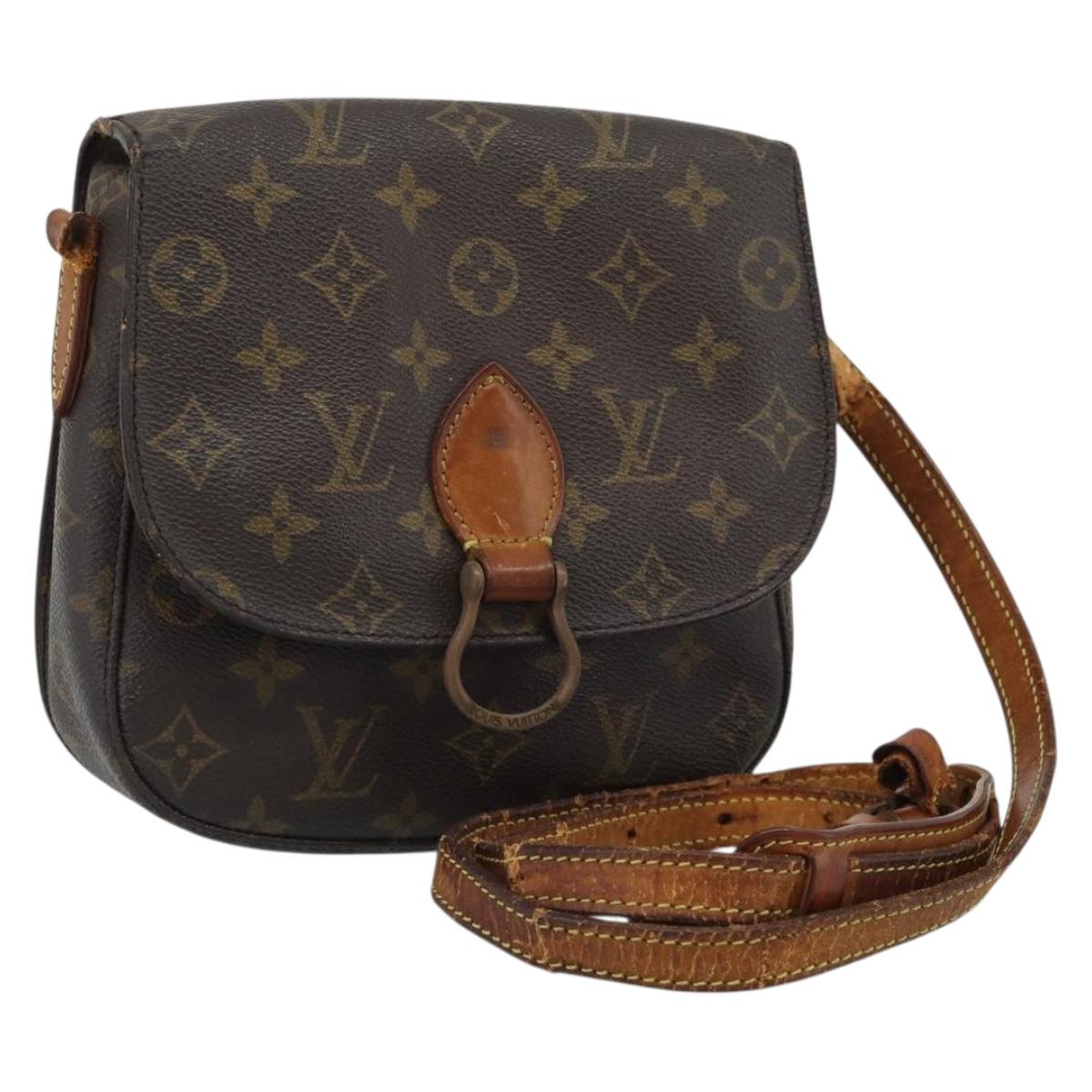 LOUIS VUITTON Monogram Saint Cloud MM Shoulder Bag M51243 LV Auth BA13500