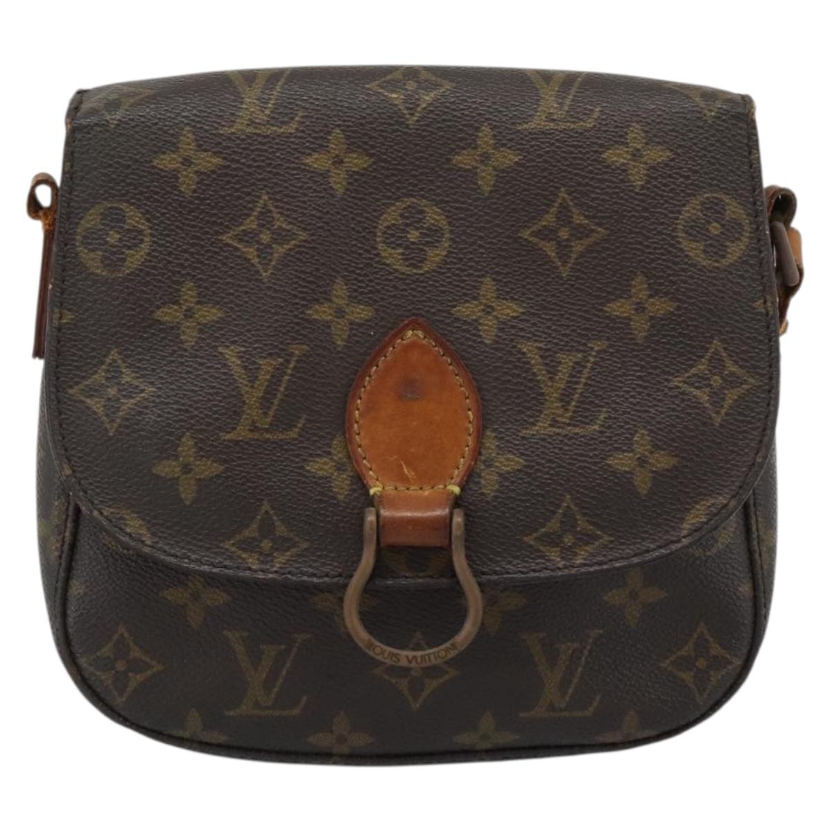 LOUIS VUITTON Monogram Saint Cloud MM Shoulder Bag M51243 LV Auth BA13500
