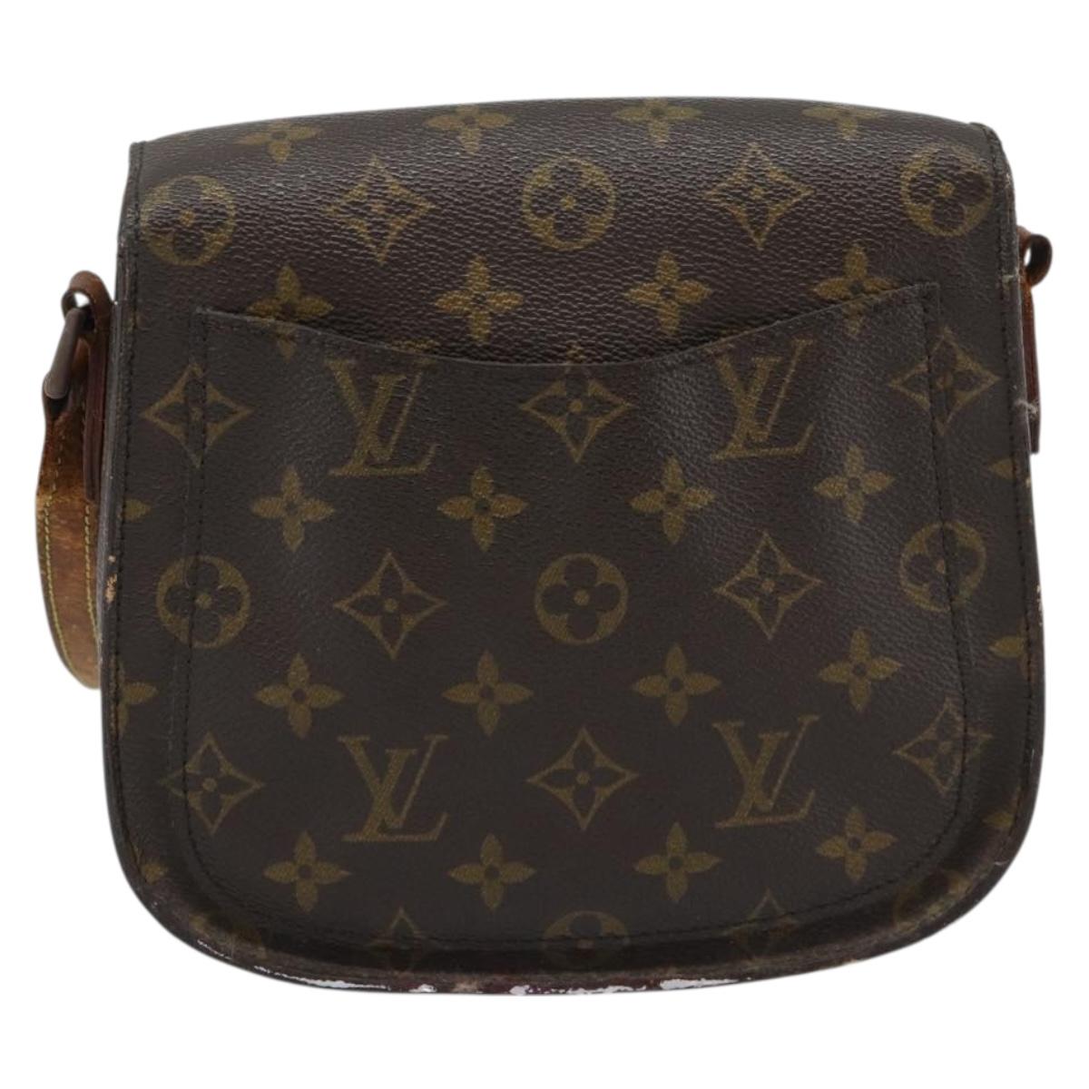 LOUIS VUITTON Monogram Saint Cloud MM Shoulder Bag M51243 LV Auth BA13500