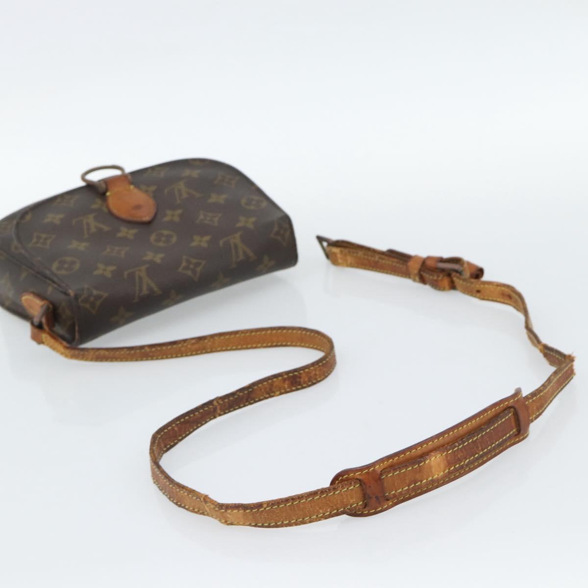 LOUIS VUITTON Monogram Saint Cloud MM Shoulder Bag M51243 LV Auth BA13500