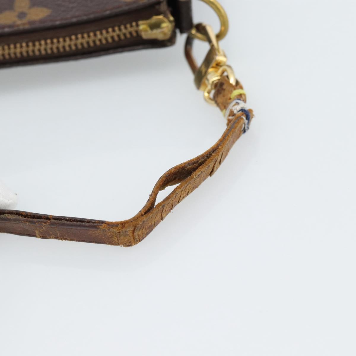 LOUIS VUITTON Monogram Pochette Accessoires Accessory Pouch M51980 Auth BA13506
