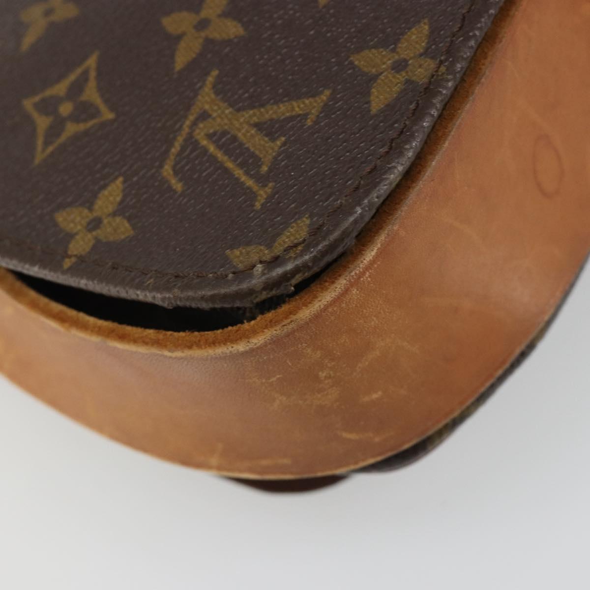 LOUIS VUITTON Monogram Cartouchiere MM Shoulder Bag M51253 LV Auth BA13507