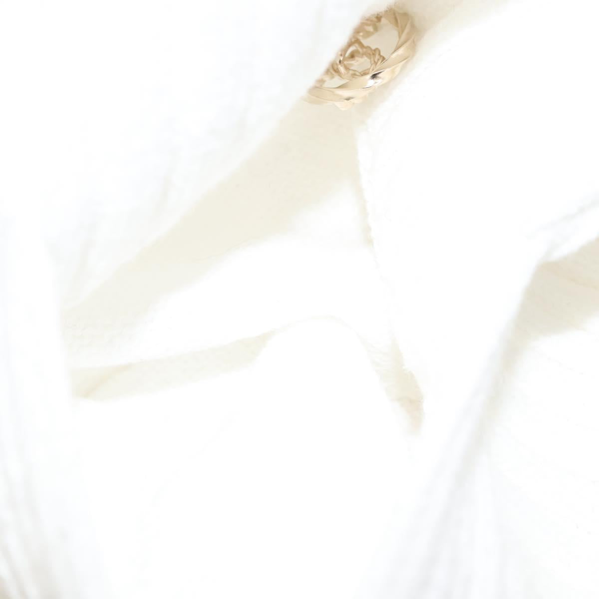 CHANEL One Piece Knitted Fabrics White CC Auth BA1351M