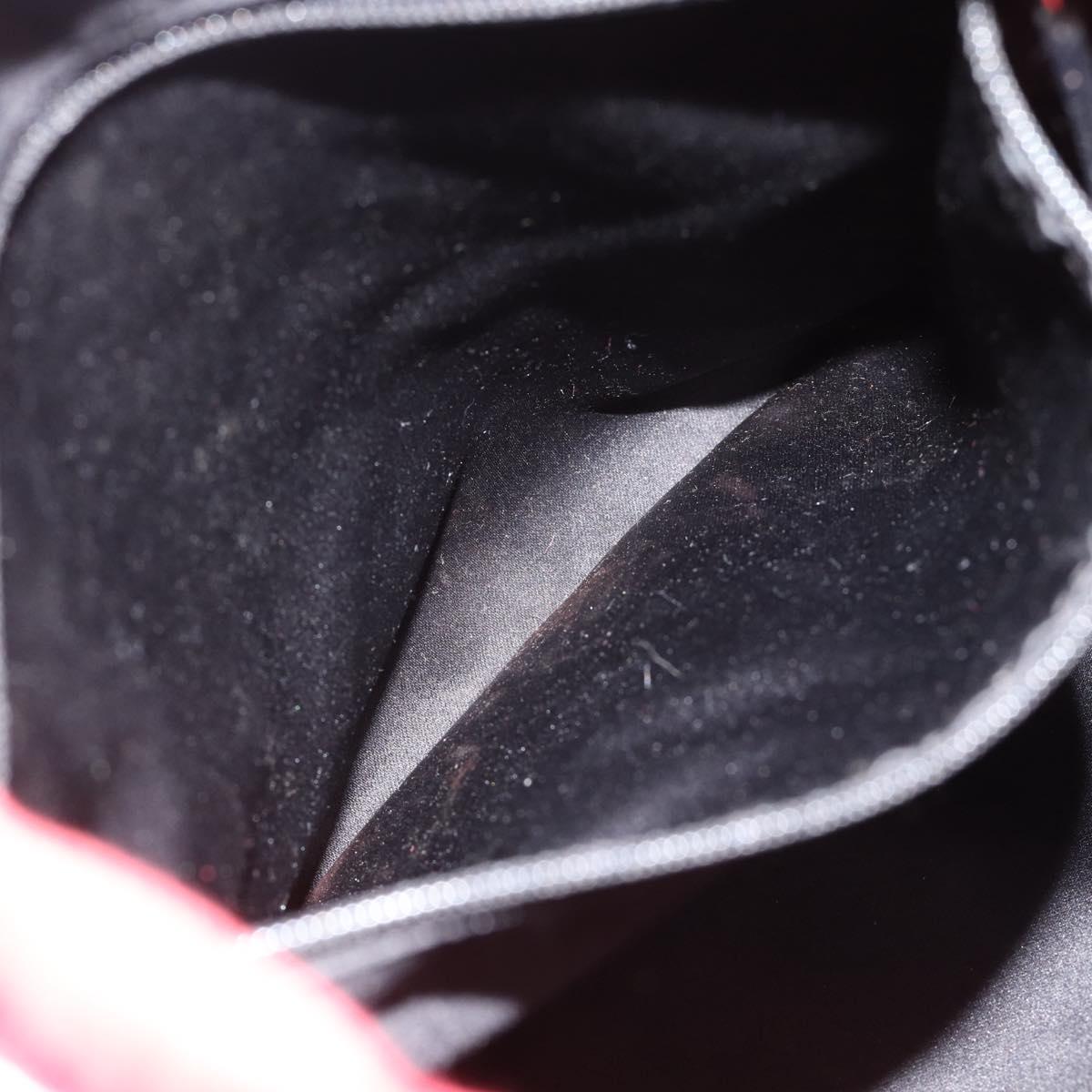 SAINT LAURENT Tote Bag Canvas Pink Silver Auth BA13528A
