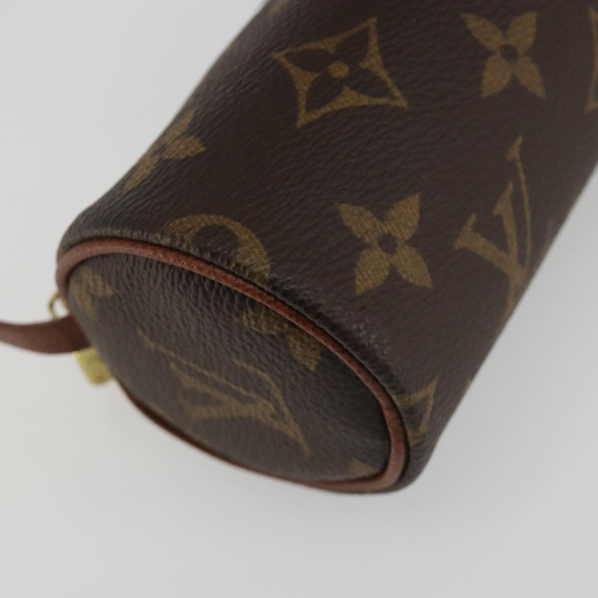 LOUIS VUITTON Monogram Papillon Pouch LV Auth BA13532A