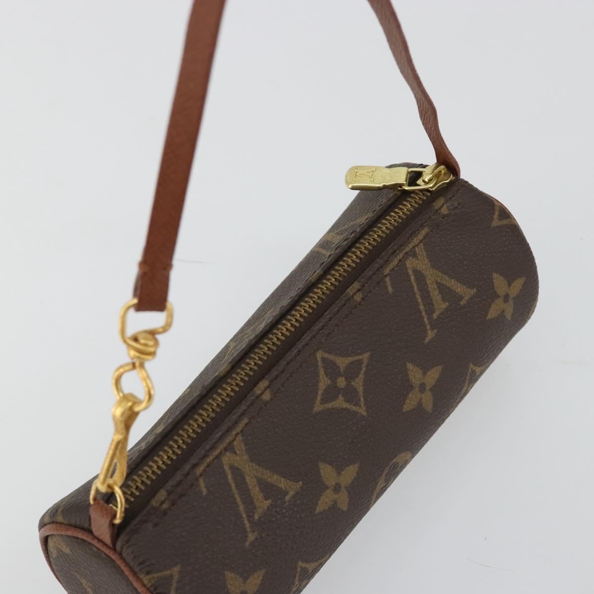 LOUIS VUITTON Monogram Papillon Pouch LV Auth BA13532A