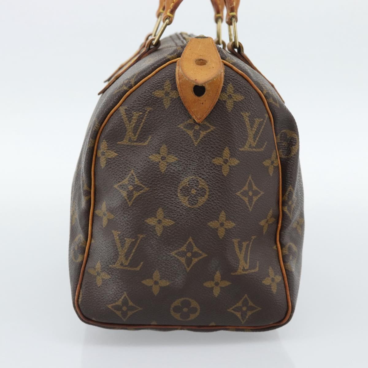 LOUIS VUITTON Monogram Speedy 25 Hand Bag M41528 LV Auth BA13539A