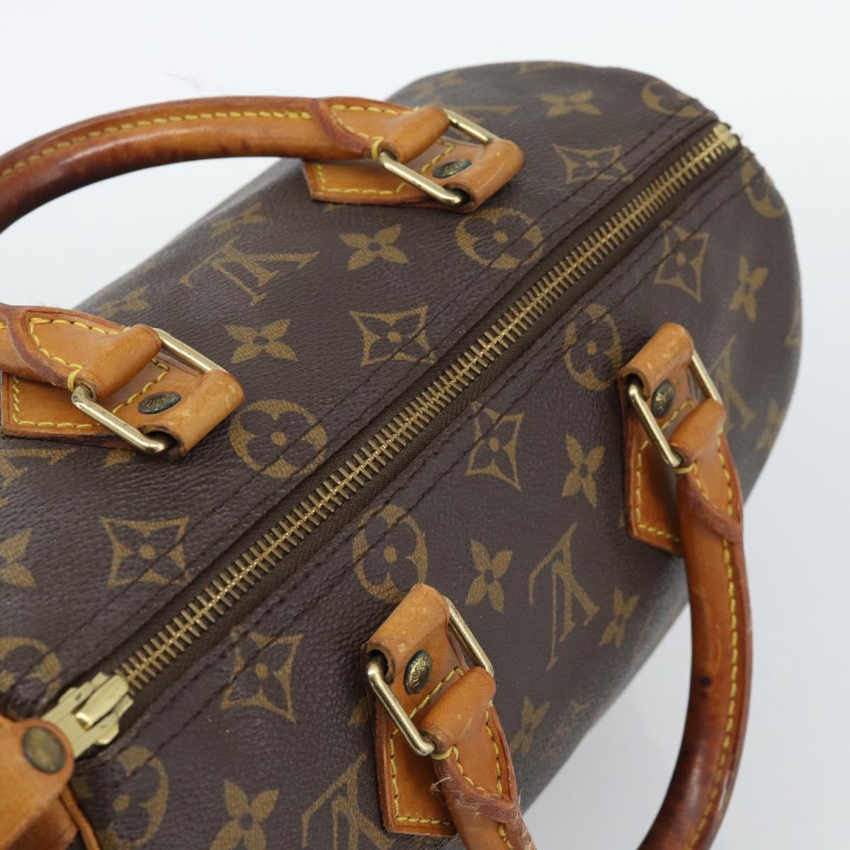 LOUIS VUITTON Monogram Speedy 25 Hand Bag M41528 LV Auth BA13539A