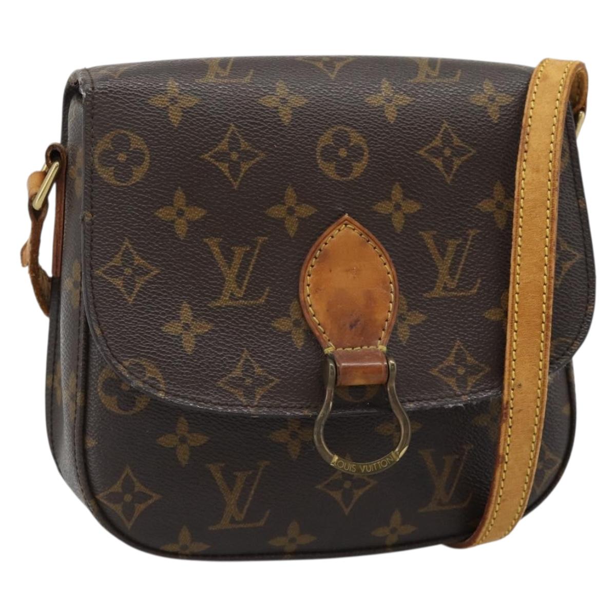 LOUIS VUITTON Monogram Saint Cloud MM Shoulder Bag M51243 LV Auth BA13544