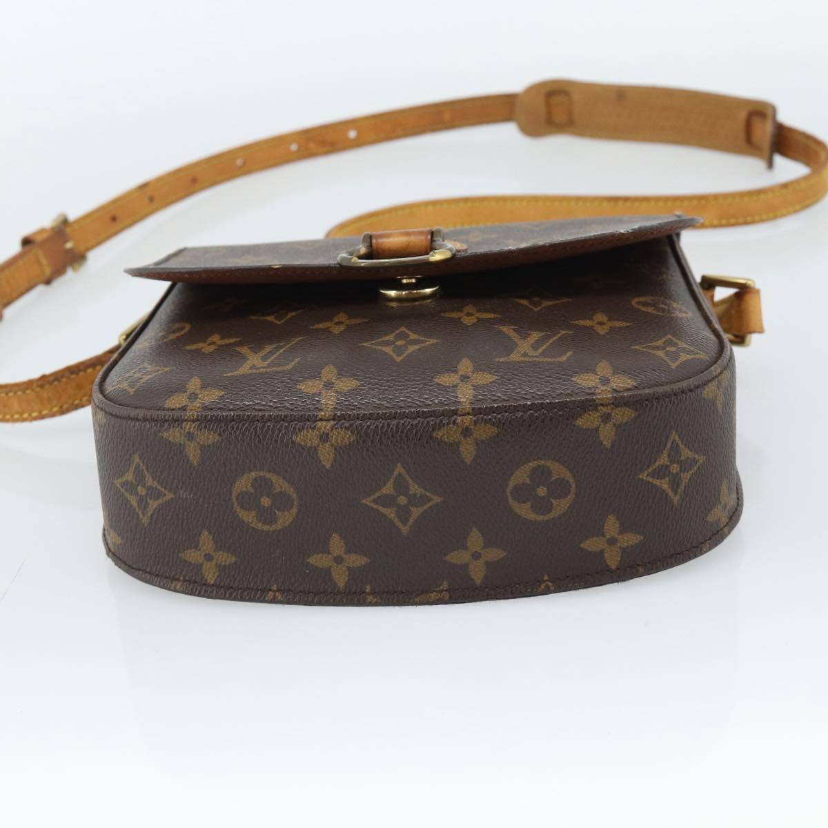 LOUIS VUITTON Monogram Saint Cloud MM Shoulder Bag M51243 LV Auth BA13544
