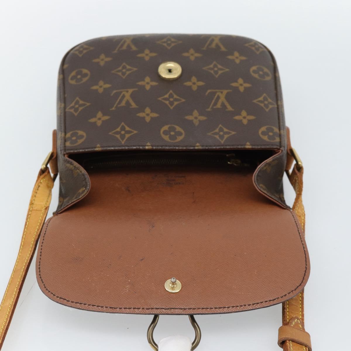 LOUIS VUITTON Monogram Saint Cloud MM Shoulder Bag M51243 LV Auth BA13544