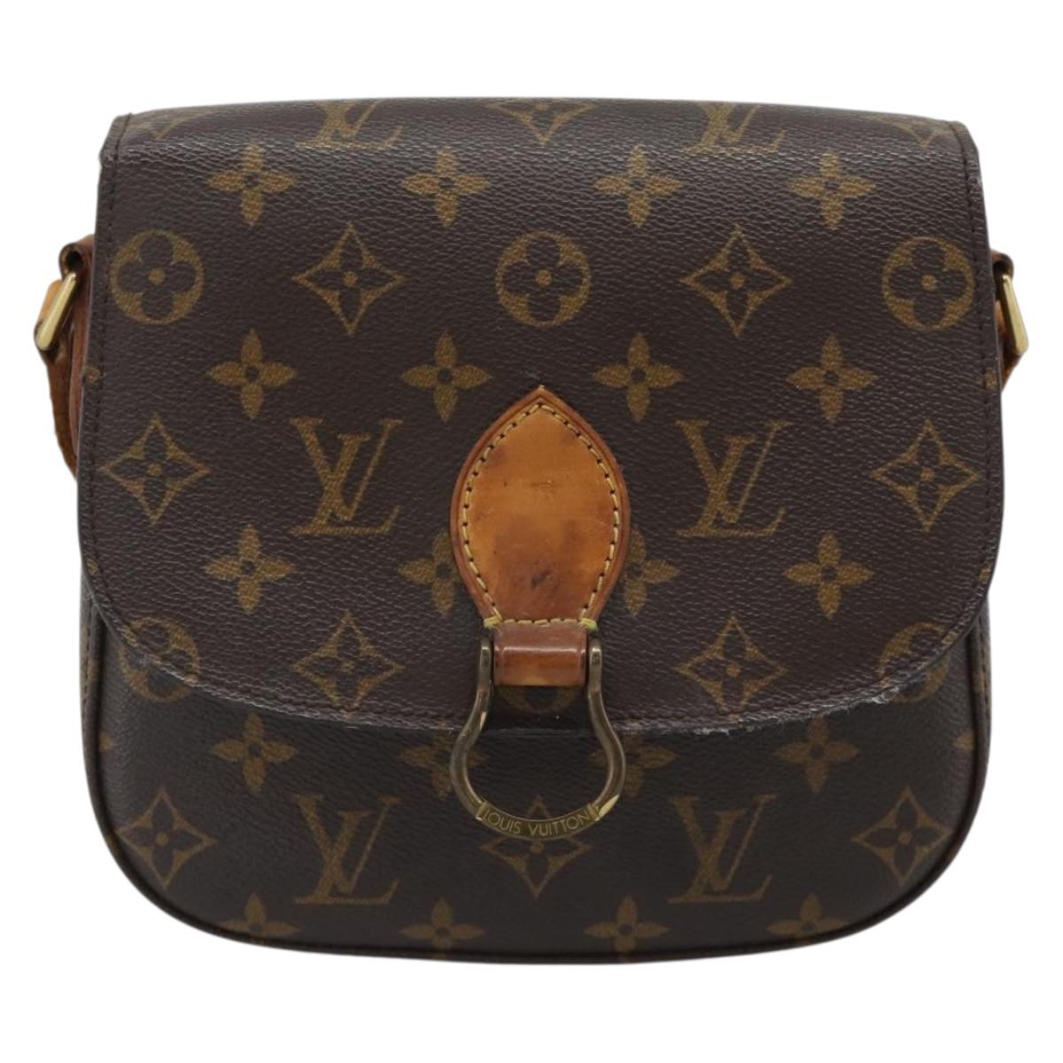 LOUIS VUITTON Monogram Saint Cloud MM Shoulder Bag M51243 LV Auth BA13544