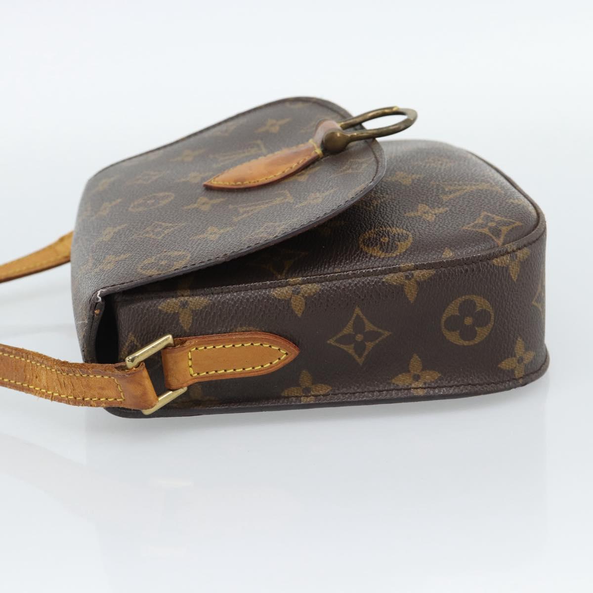 LOUIS VUITTON Monogram Saint Cloud MM Shoulder Bag M51243 LV Auth BA13544