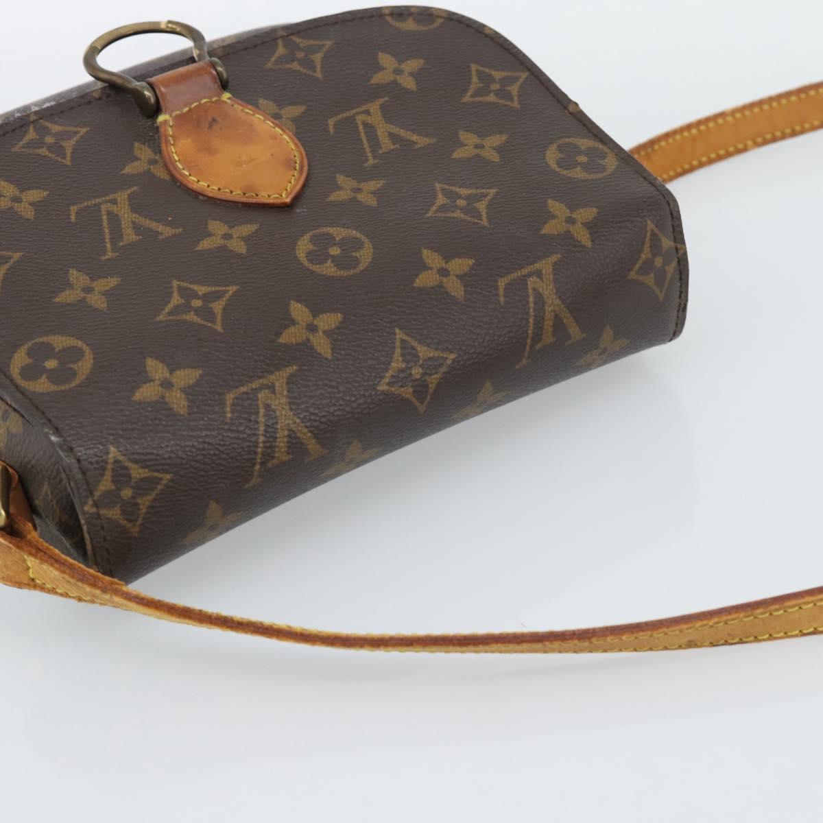 LOUIS VUITTON Monogram Saint Cloud MM Shoulder Bag M51243 LV Auth BA13544