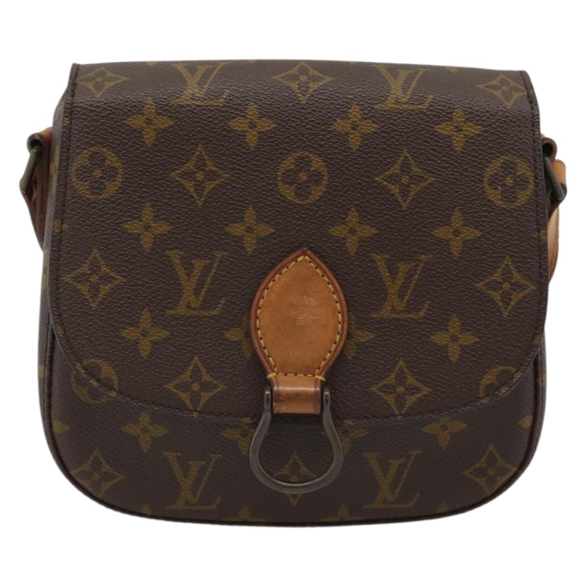 LOUIS VUITTON Monogram Saint Cloud MM Shoulder Bag M51243 LV Auth BA13546