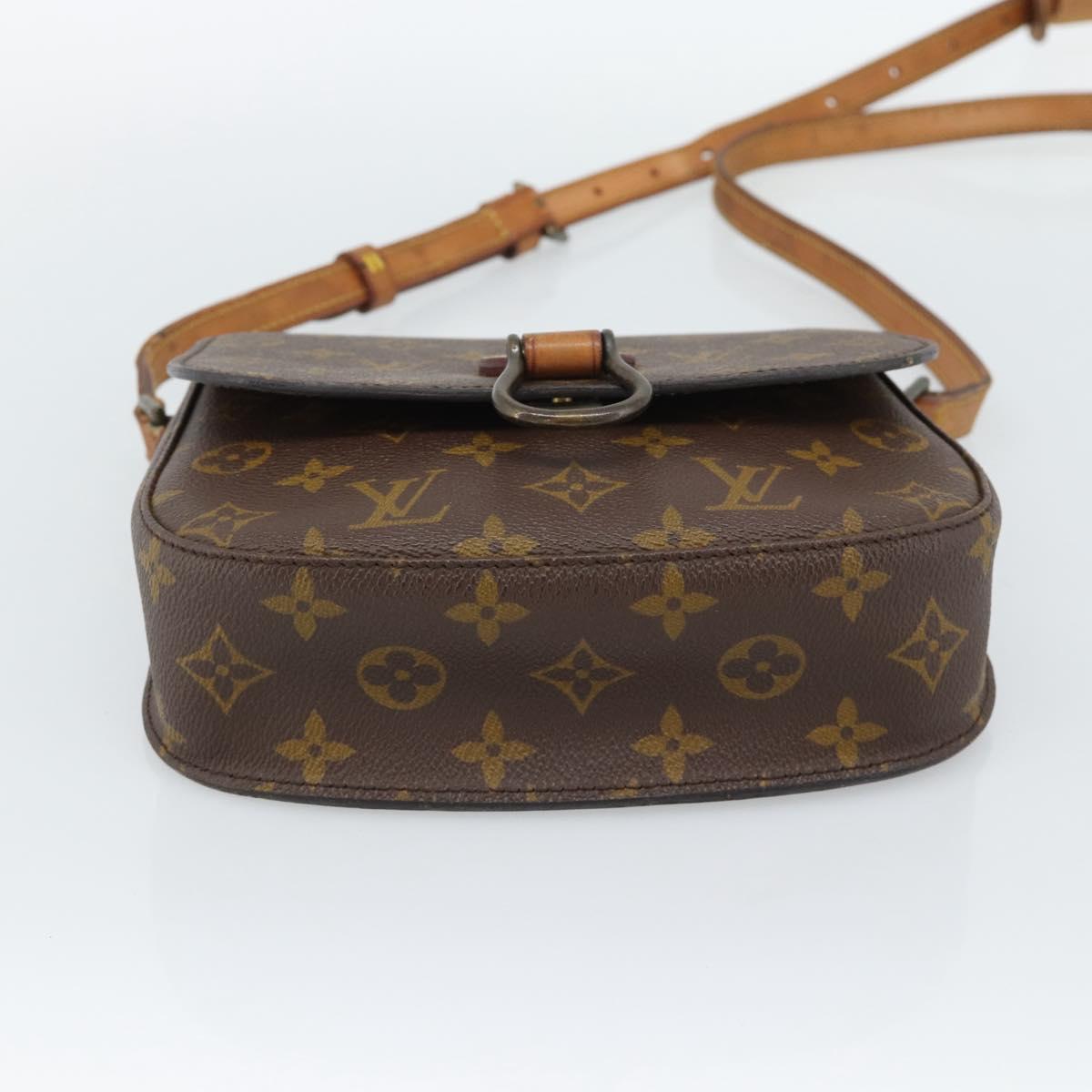 LOUIS VUITTON Monogram Saint Cloud MM Shoulder Bag M51243 LV Auth BA13546
