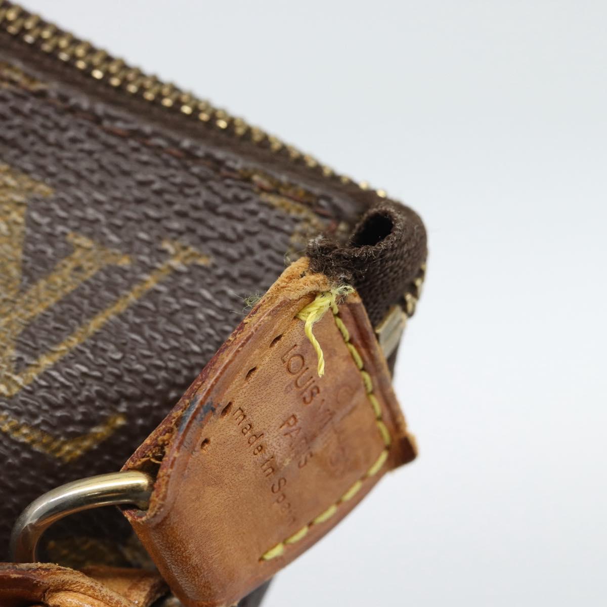 LOUIS VUITTON Monogram Pochette Accessoires Accessory Pouch M51980 Auth BA13549