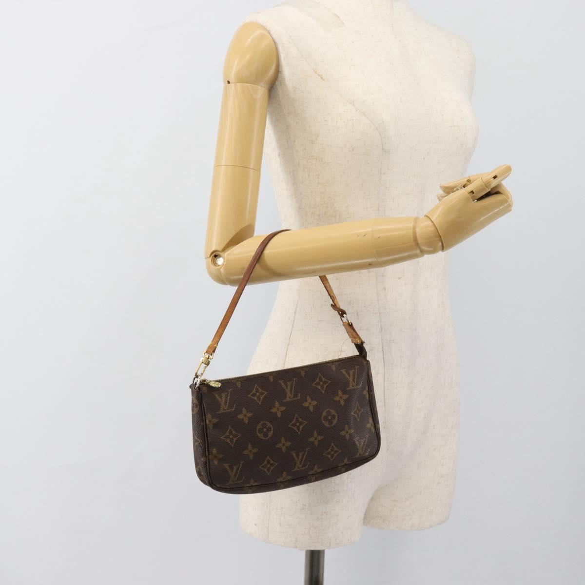 LOUIS VUITTON Monogram Pochette Accessoires Accessory Pouch M51980 Auth BA13549