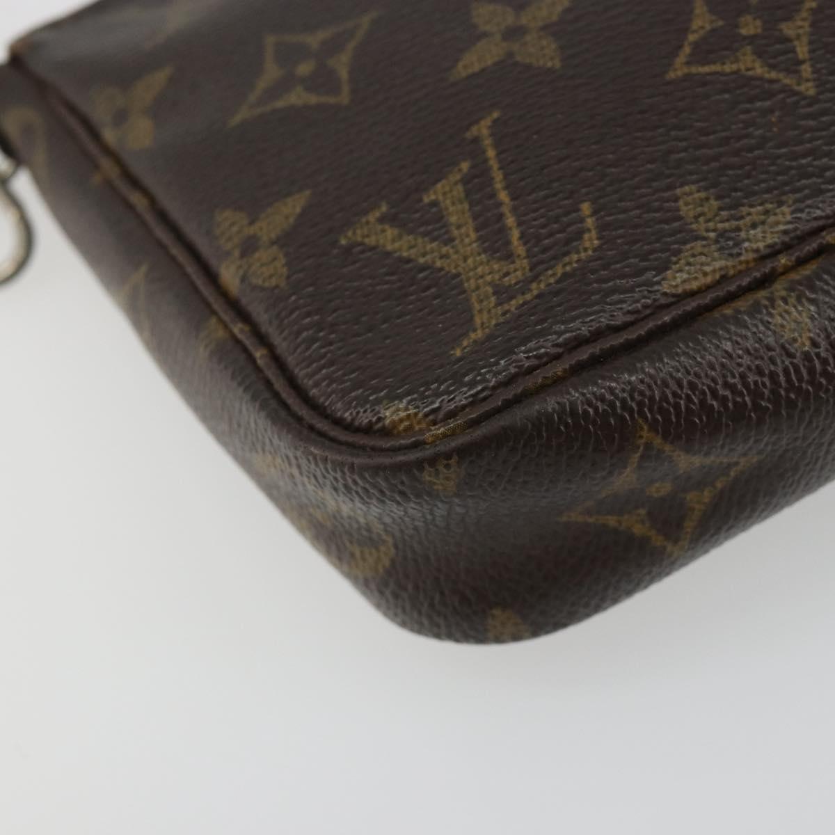 LOUIS VUITTON Monogram Pochette Accessoires Accessory Pouch M51980 Auth BA13550