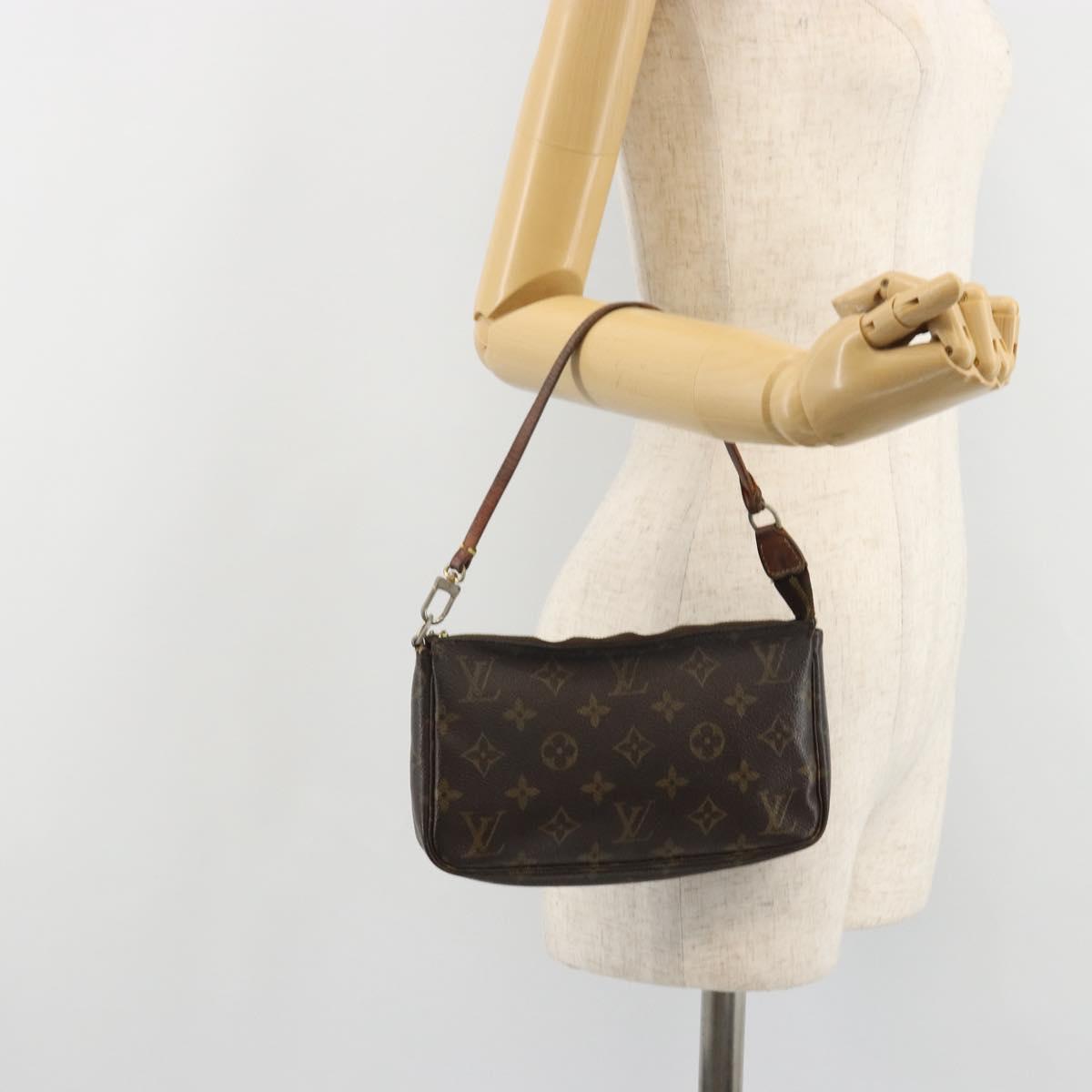 LOUIS VUITTON Monogram Pochette Accessoires Accessory Pouch M51980 Auth BA13550