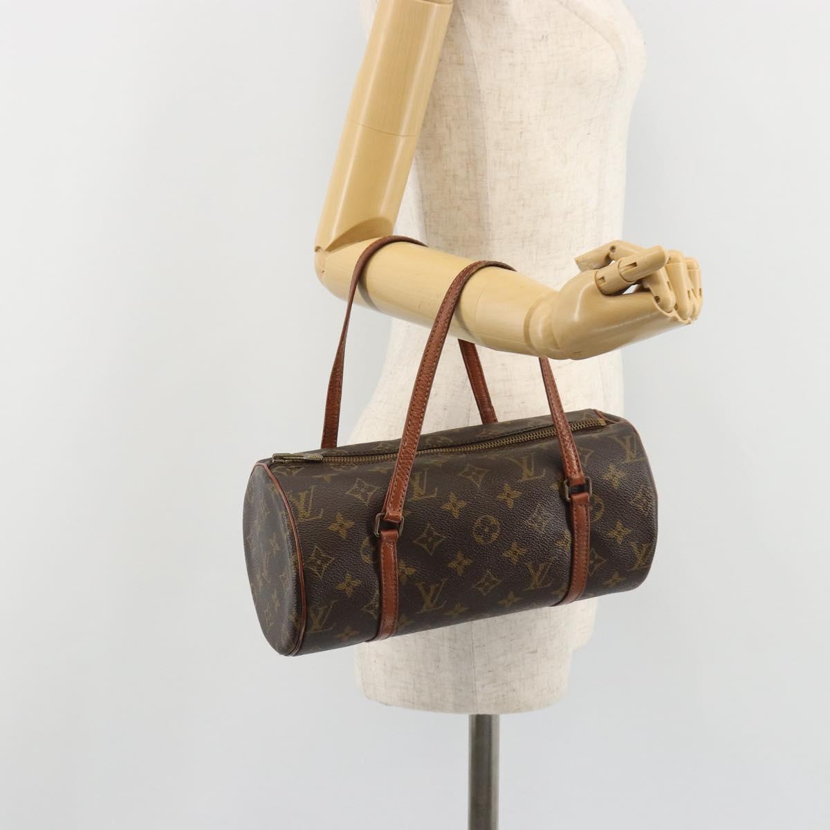 LOUIS VUITTON Monogram Papillon 26 Hand Bag M51386 LV Auth BA13551