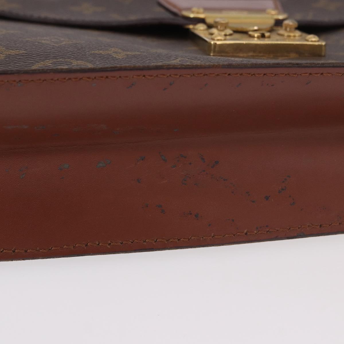 LOUIS VUITTON Monogram Porte Documents Bandouliere Bag M53338 LV Auth BA13560A