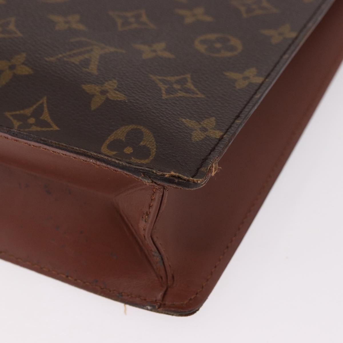 LOUIS VUITTON Monogram Porte Documents Bandouliere Bag M53338 LV Auth BA13560A