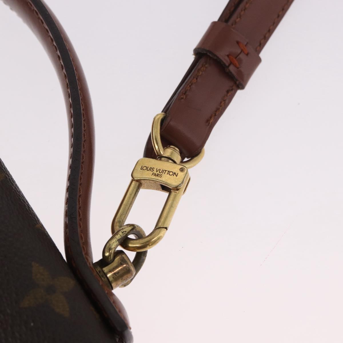 LOUIS VUITTON Monogram Porte Documents Bandouliere Bag M53338 LV Auth BA13560A