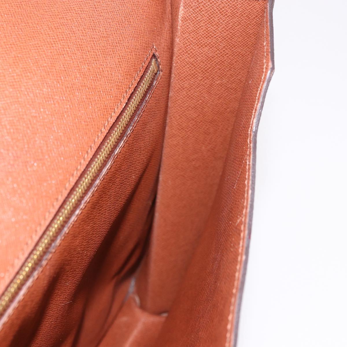 LOUIS VUITTON Monogram Porte Documents Bandouliere Bag M53338 LV Auth BA13560A
