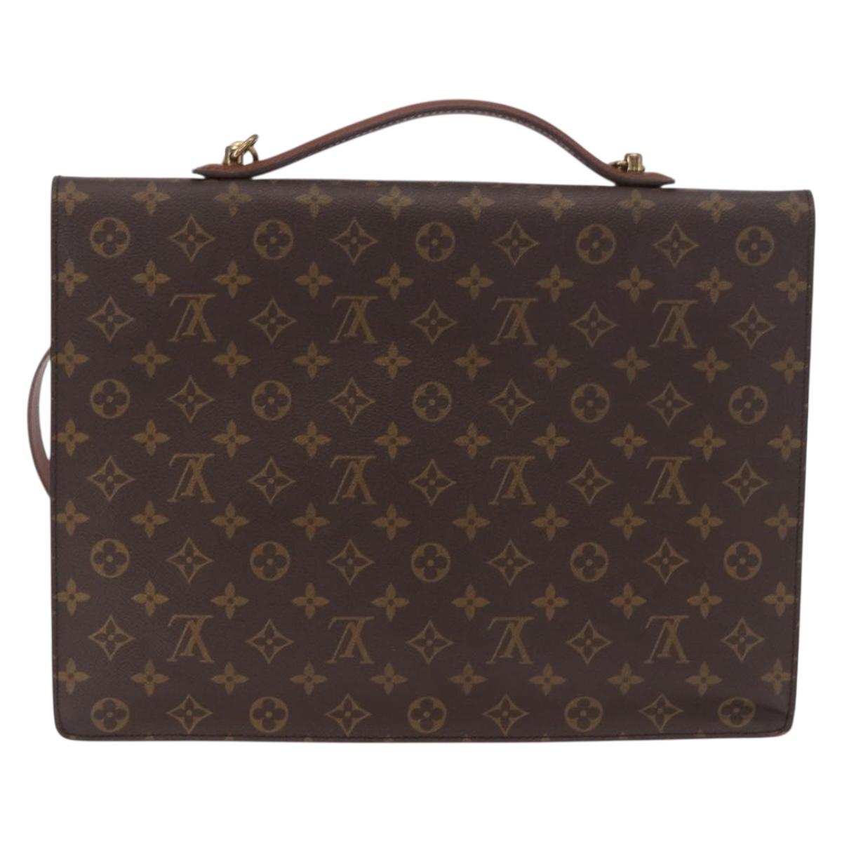 LOUIS VUITTON Monogram Porte Documents Bandouliere Bag M53338 LV Auth BA13560A